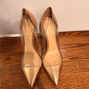 Elegant Gold and Tan Women's Heels